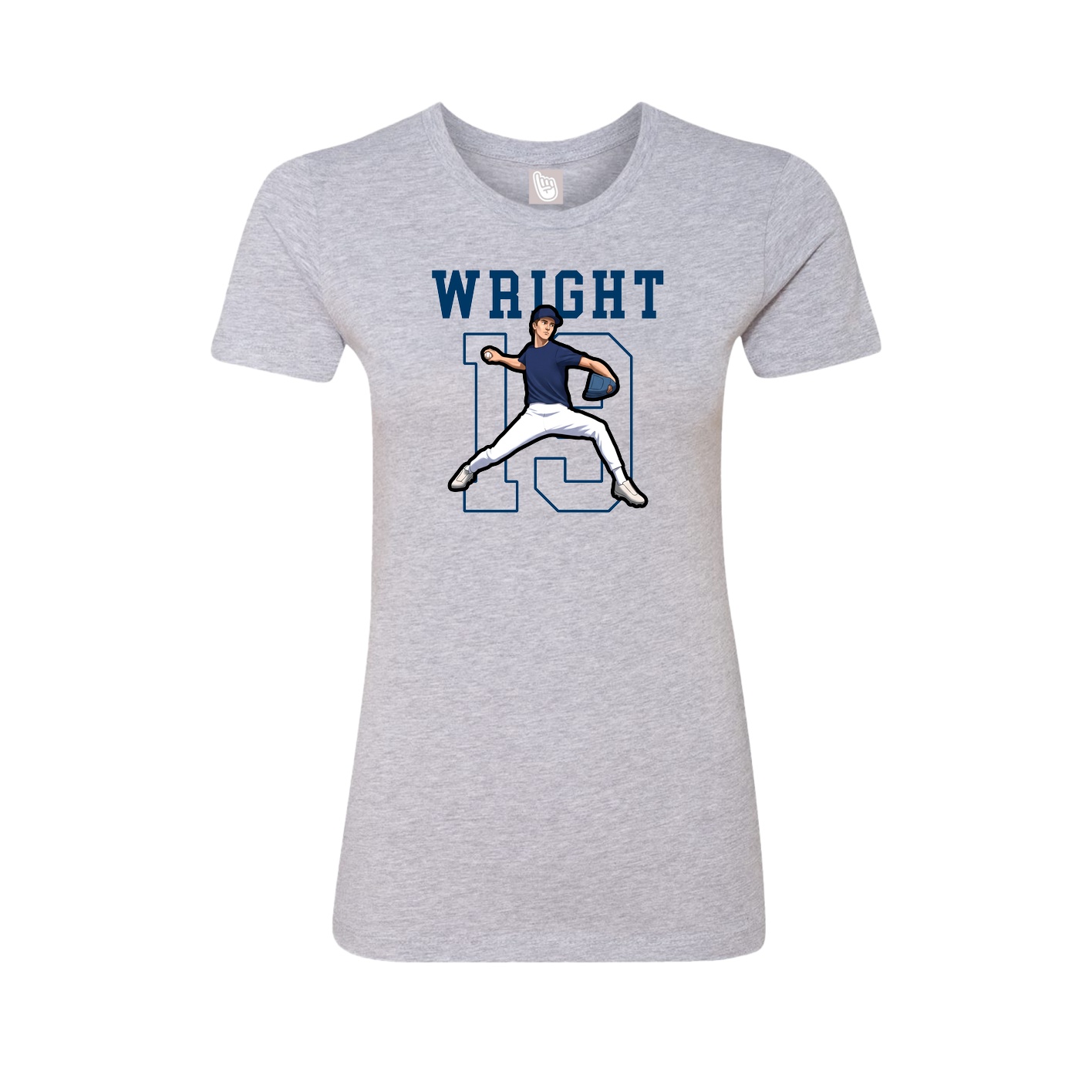 Fitted Women's Tee — Shirsey in Grey