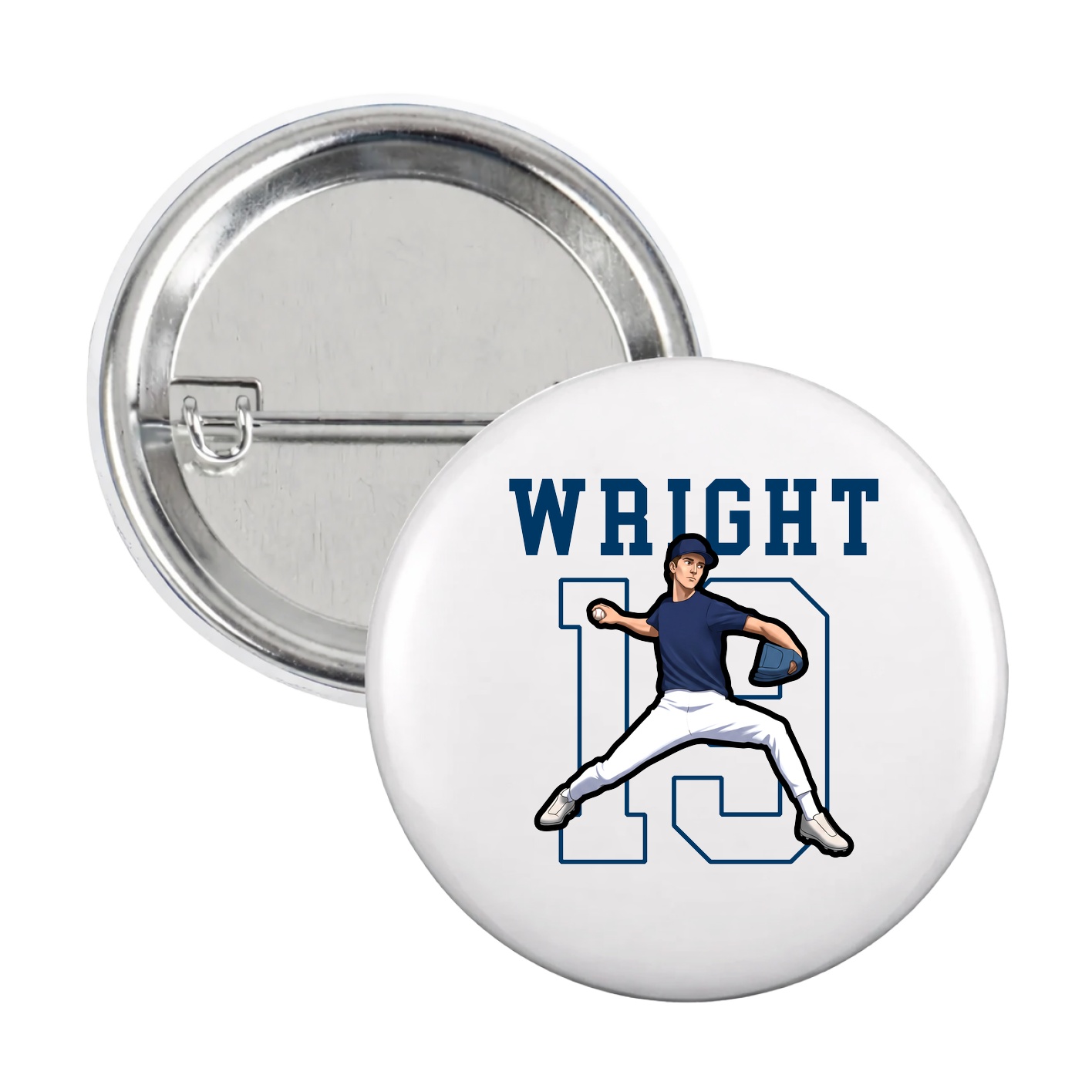 Game Day Button — Shirsey in White
