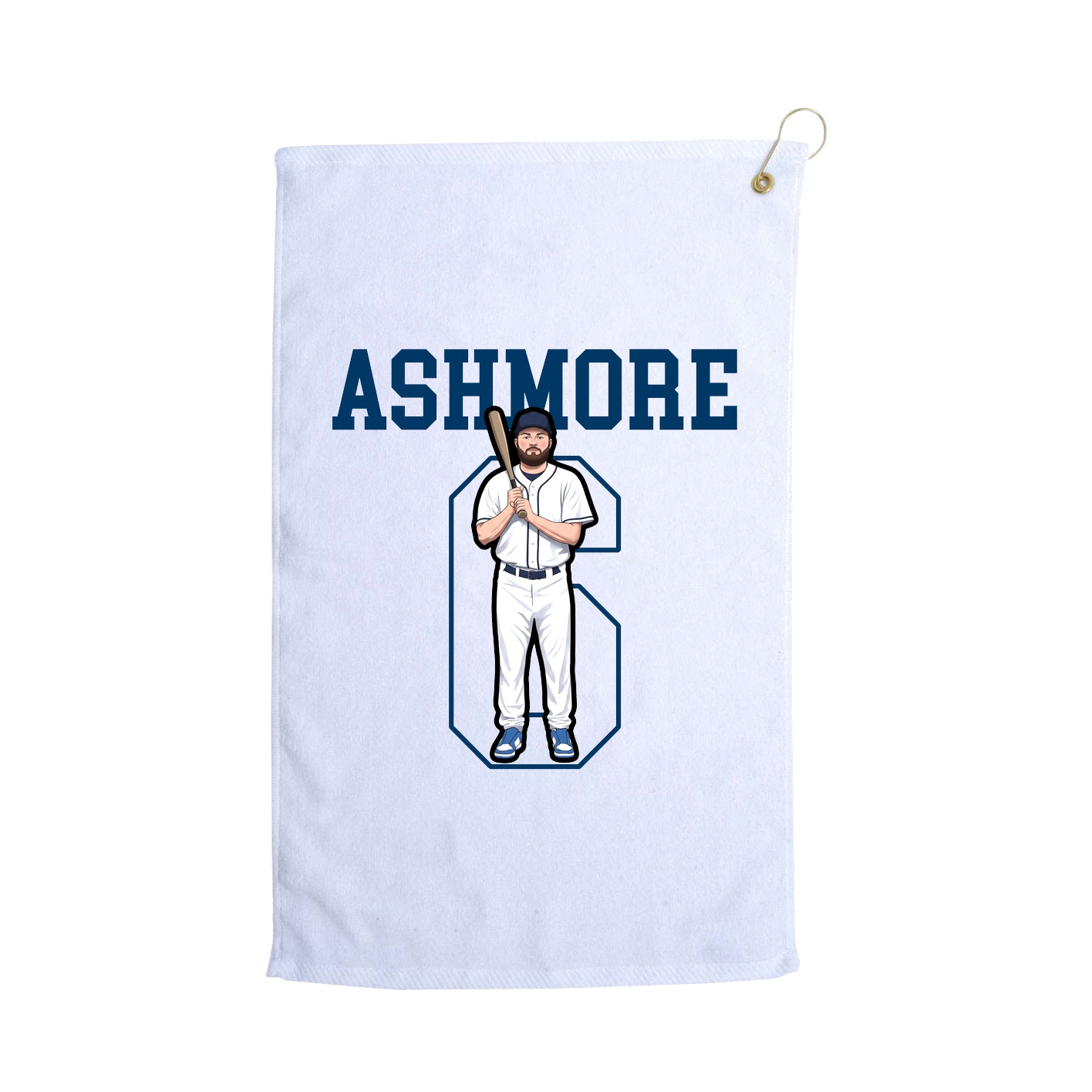 Golf Towel — Shirsey in White