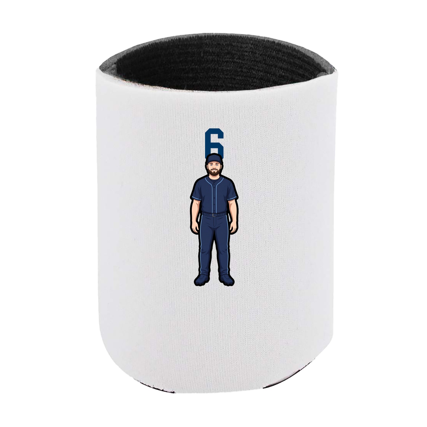 Can Holder — Number Top in White