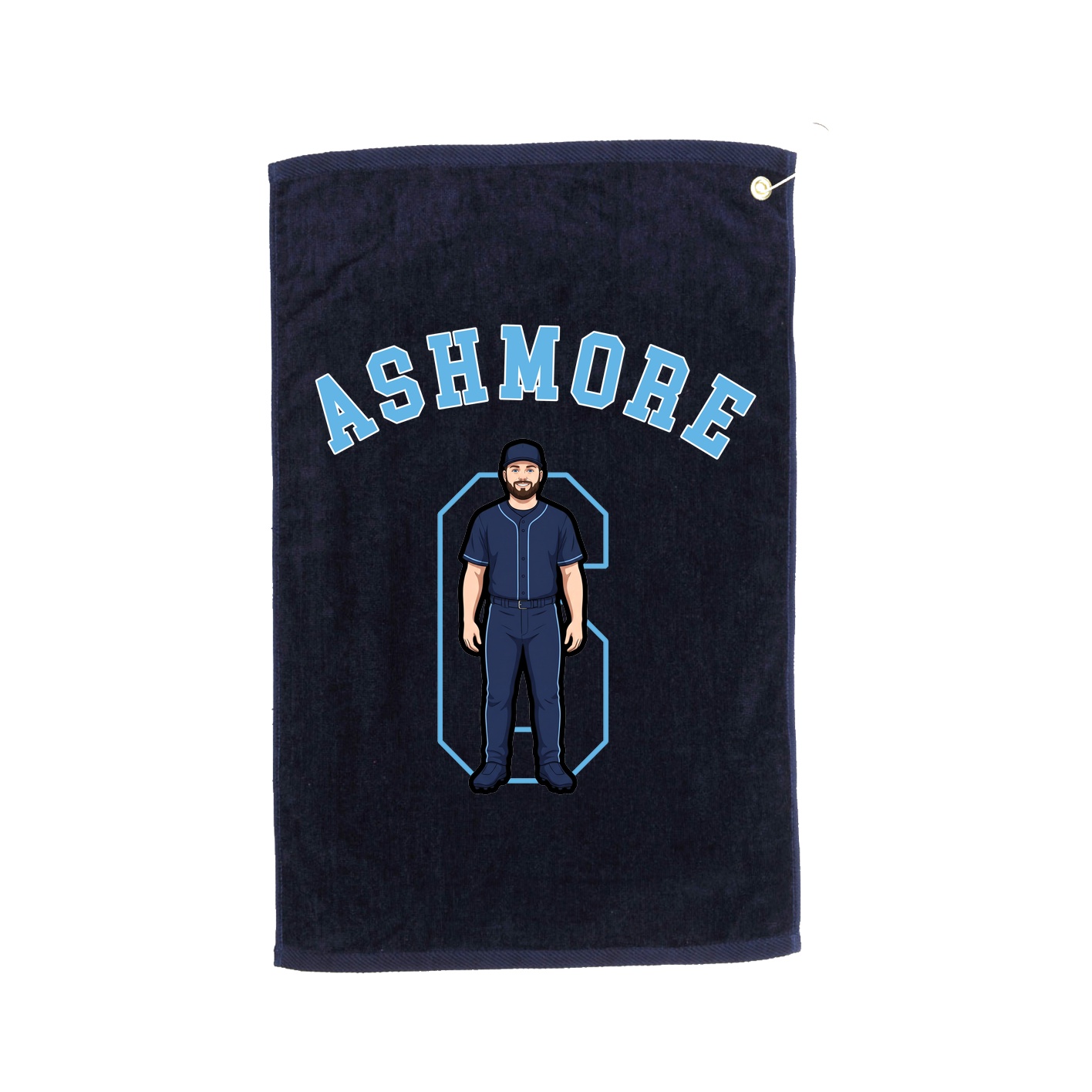 Golf Towel — Shirsey Arch in Navy