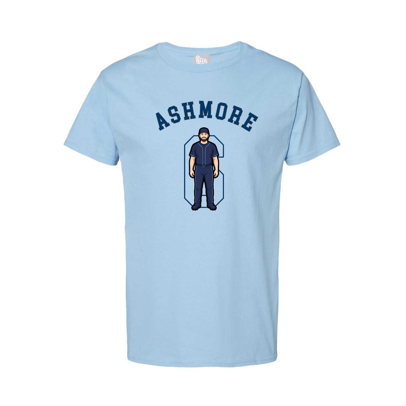 Youth Tee — Shirsey Arch in Light Blue