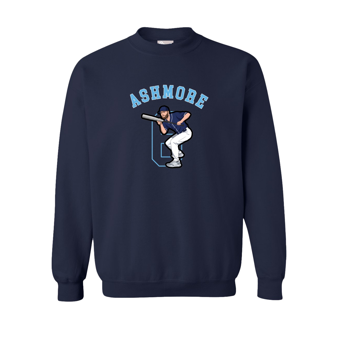 Fleece Crew — Shirsey Arch in Navy