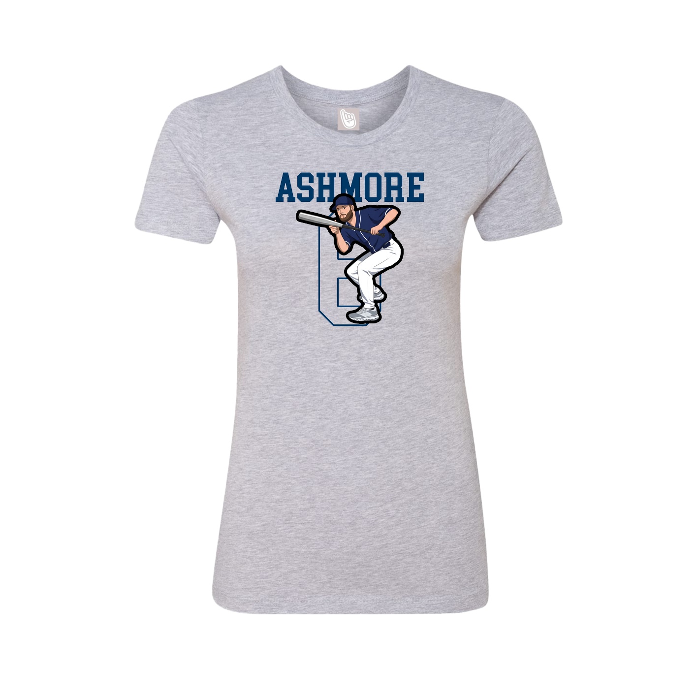 Fitted Women's Tee — Shirsey in Grey