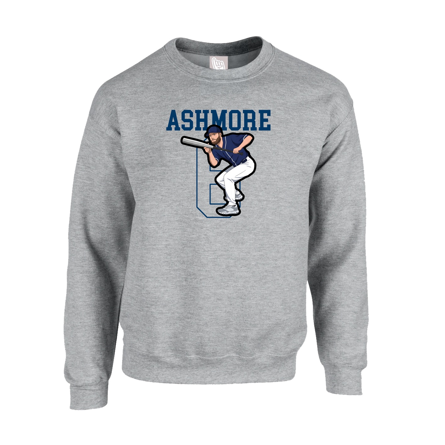 Fleece Crew — Shirsey in Grey