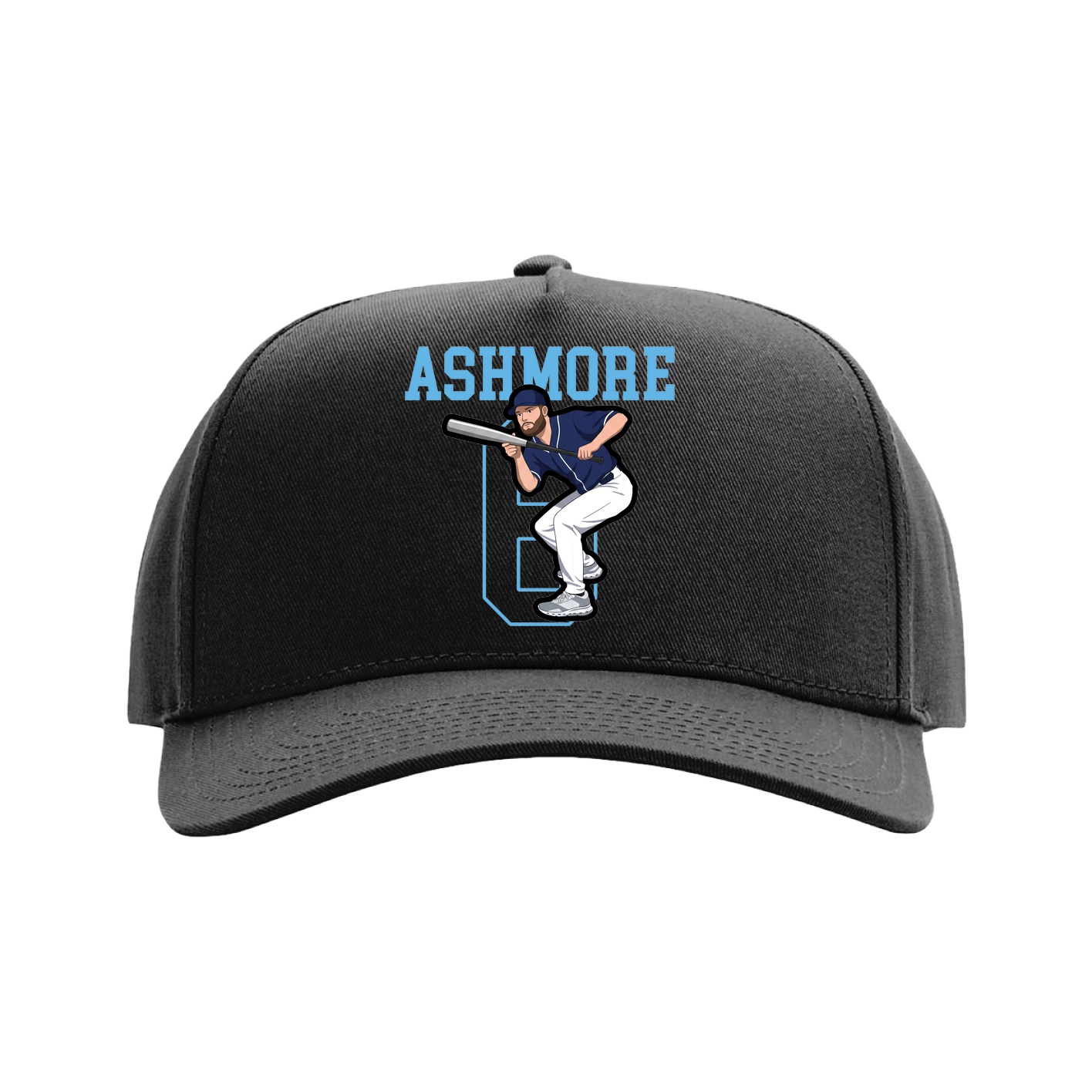 Full Fabric Five-Panel Champ Cap