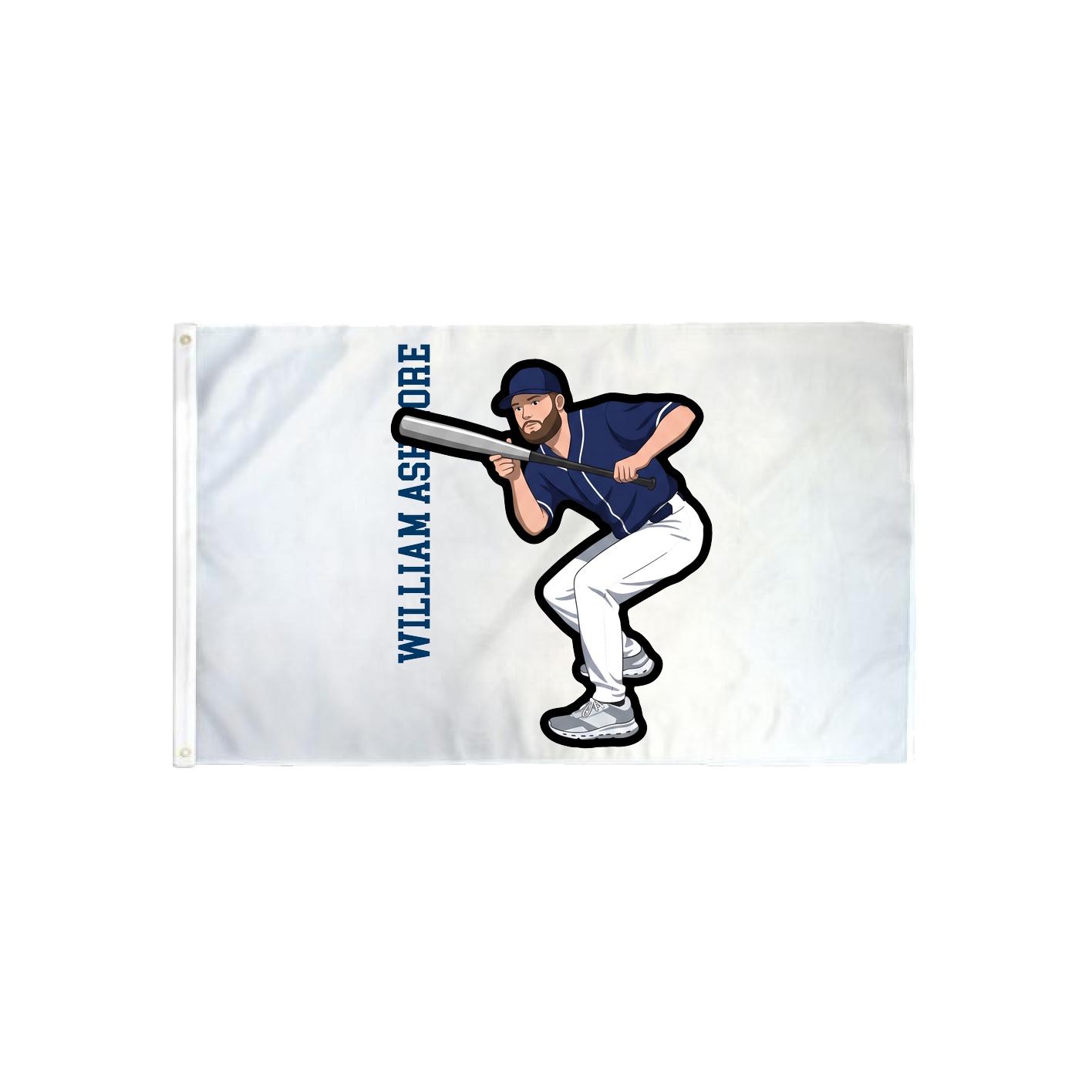 3x5 Flag — Name Vertical in Classic
