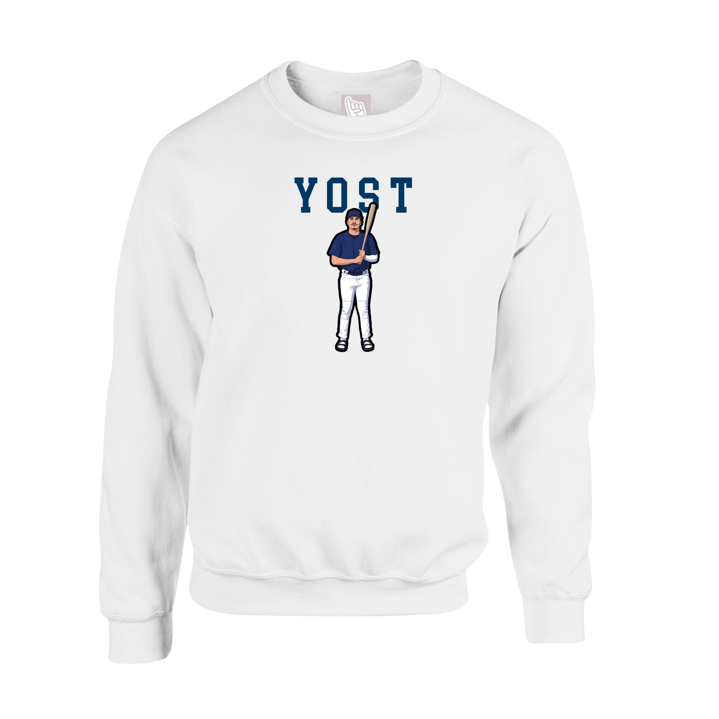 Fleece Crew — Shirsey in White