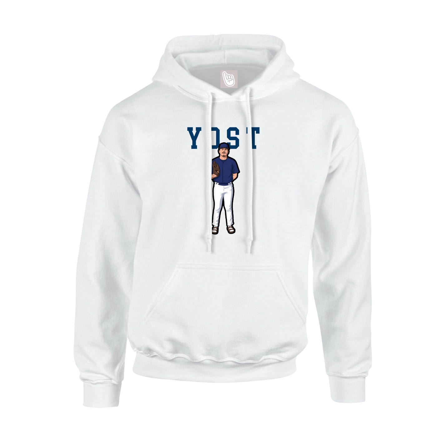 Hoodie — Shirsey in White
