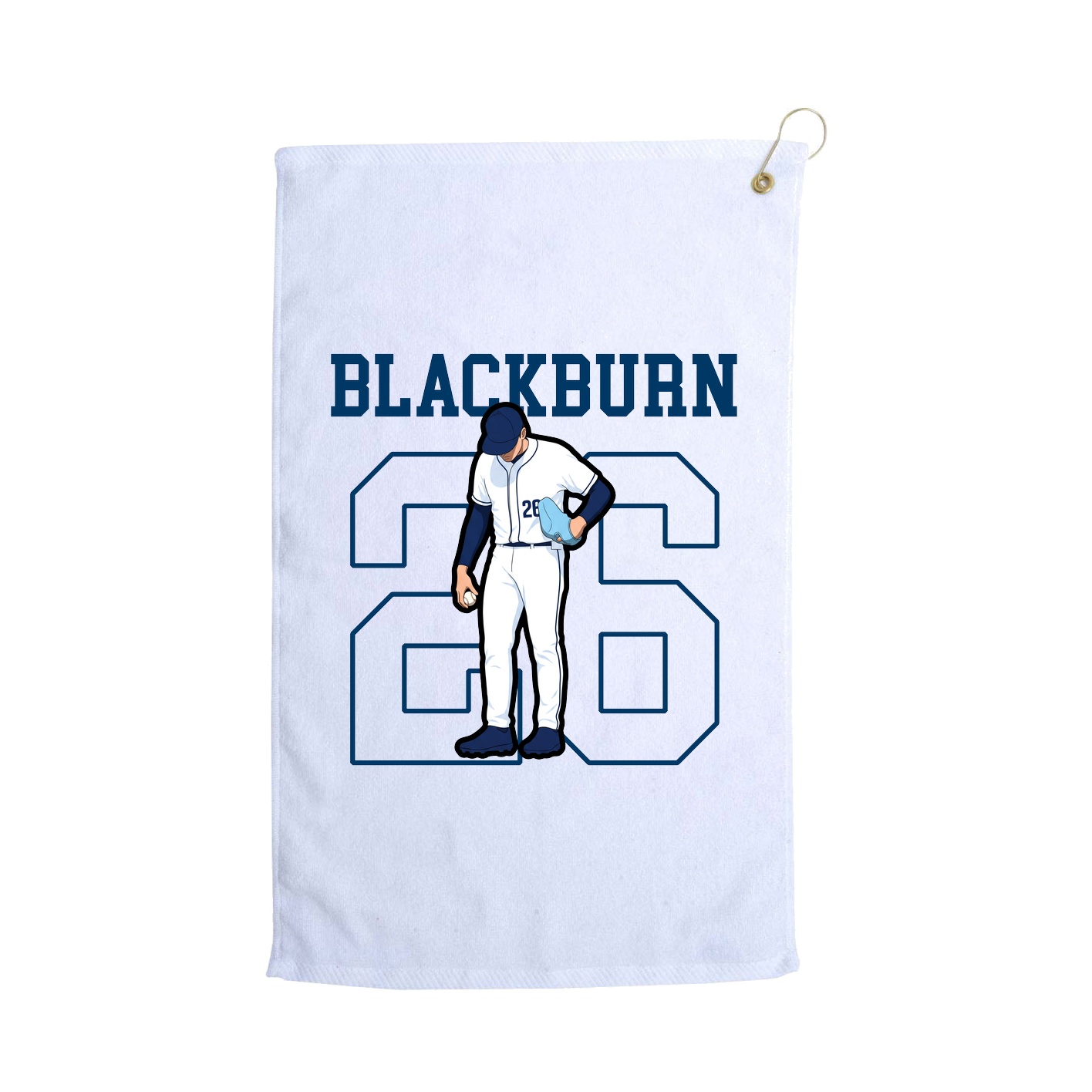 Golf Towel — Shirsey in White