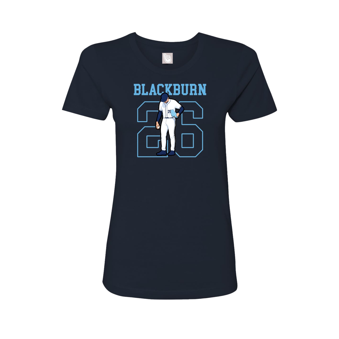 Fitted Women's Tee — Shirsey in Navy