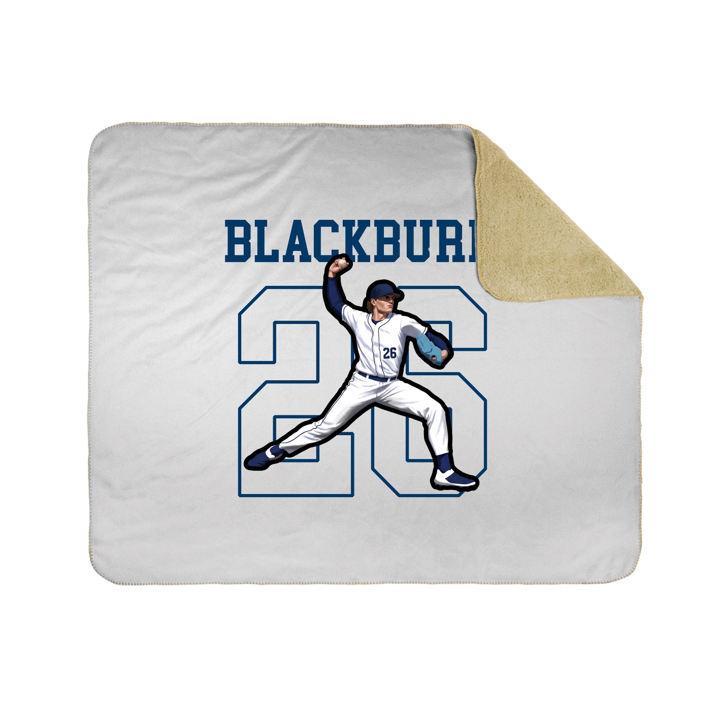 Throw Blanket — Shirsey in White