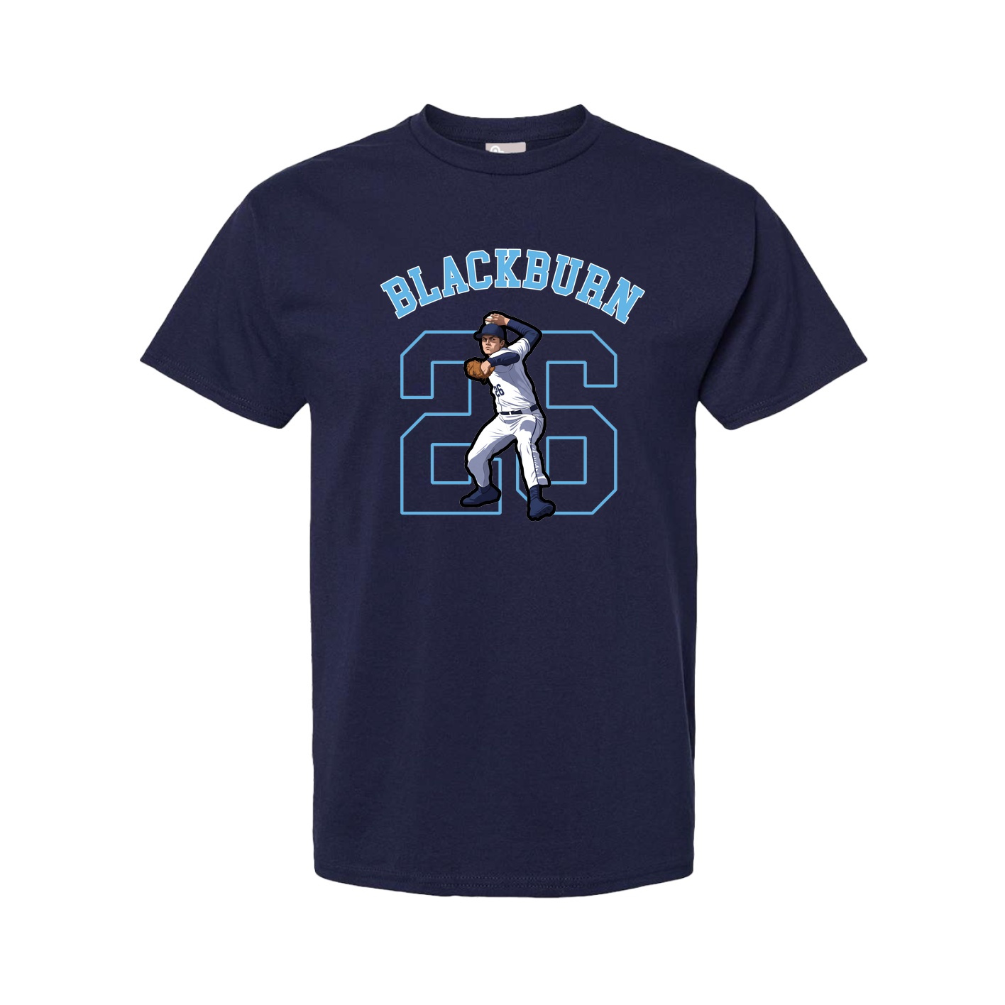 Youth Tee — Shirsey Arch in Navy