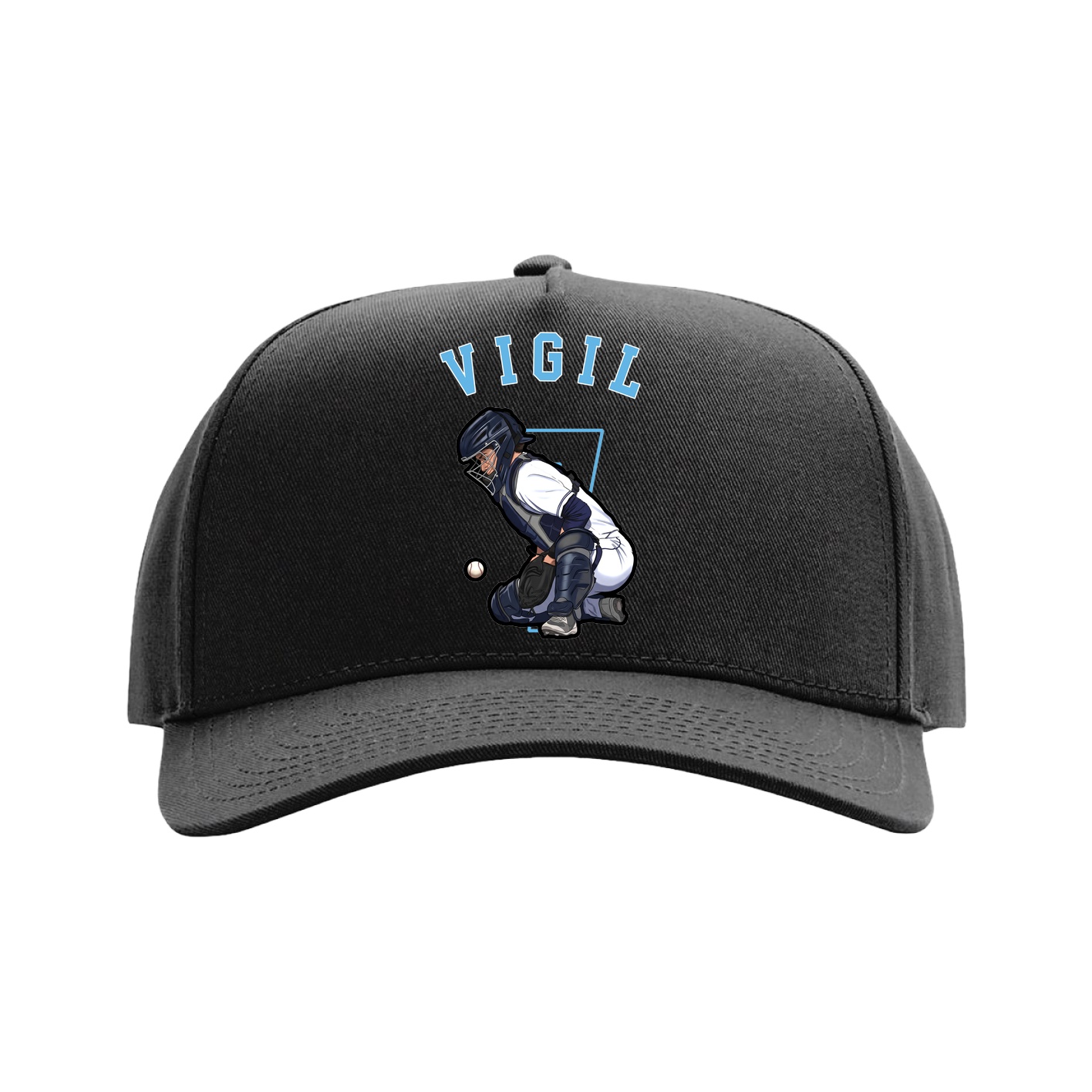 Full Fabric Five-Panel Champ Cap