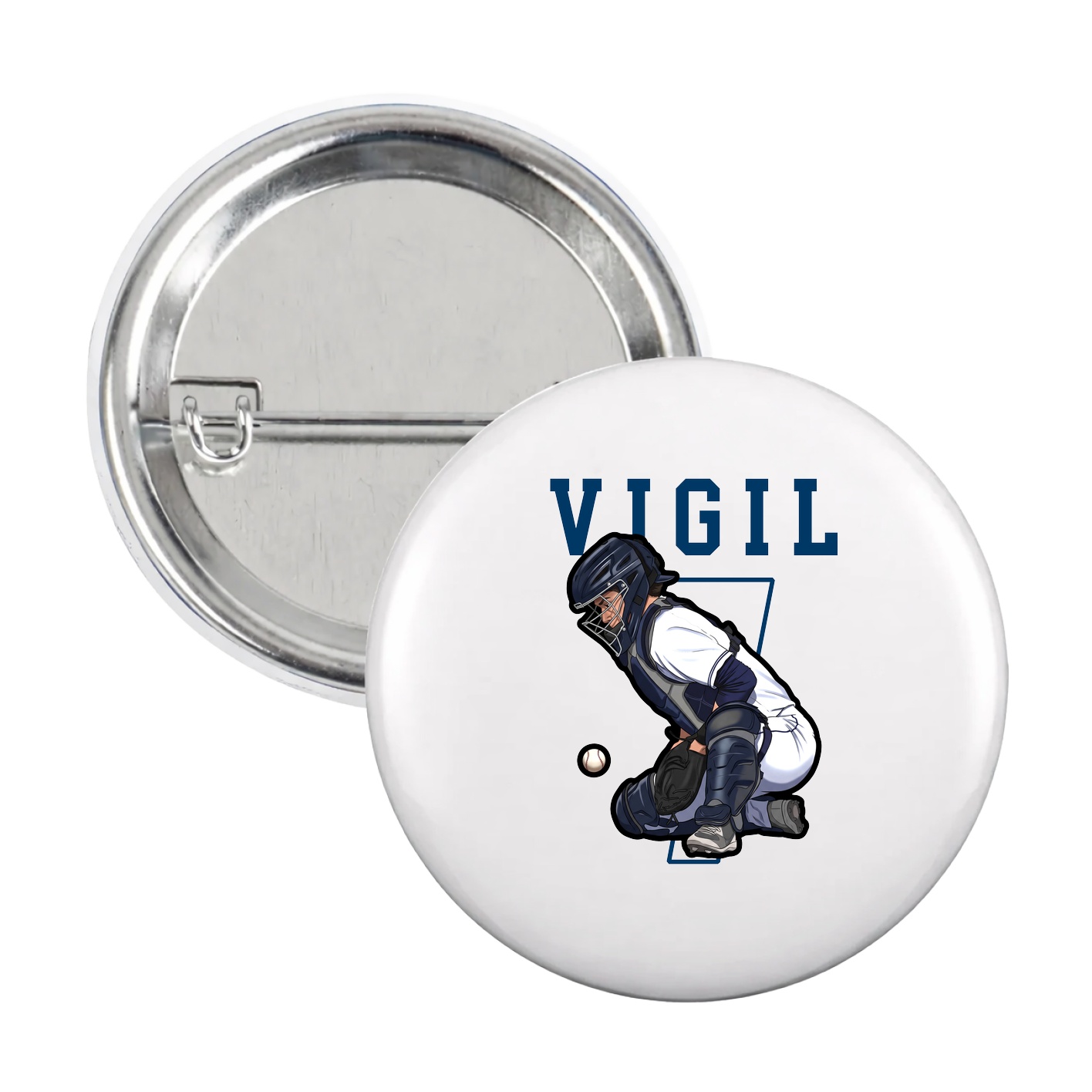 Game Day Button — Shirsey in White