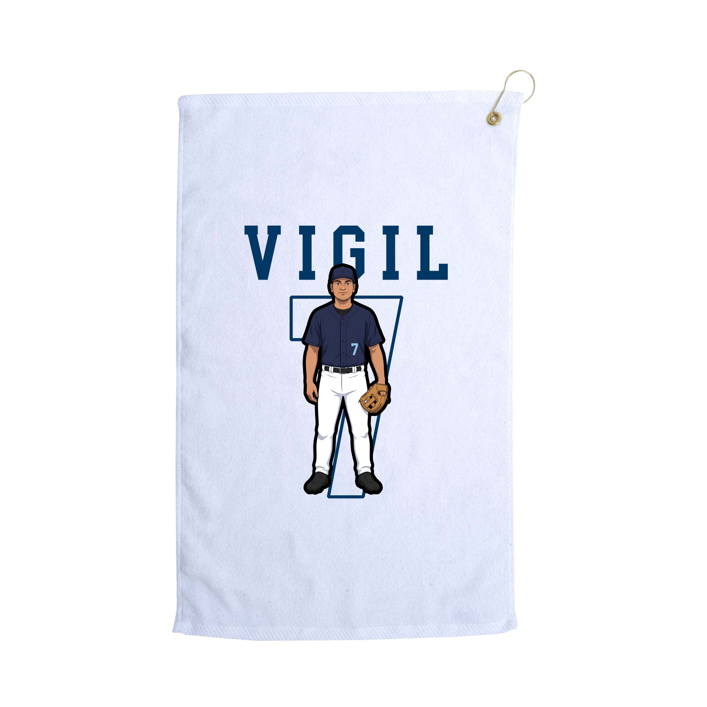 Golf Towel — Shirsey in White
