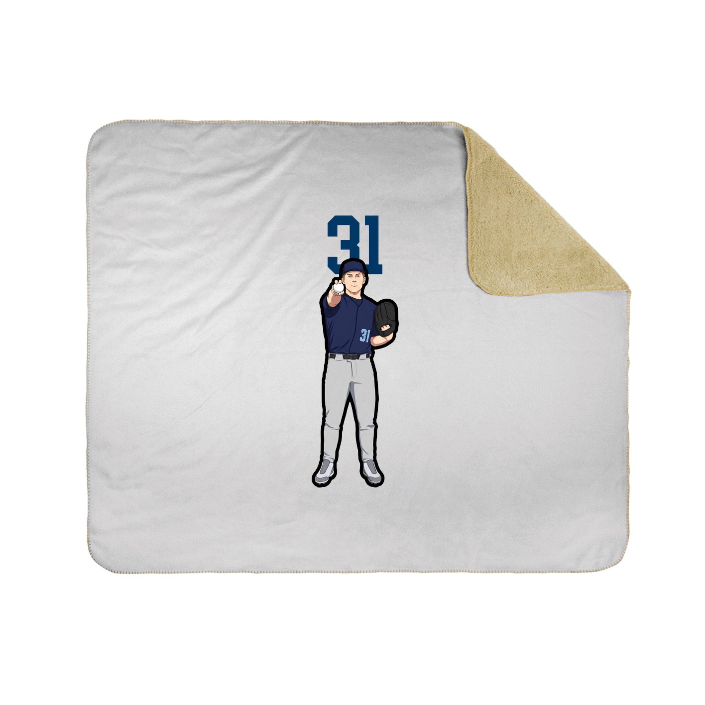 50x60 Sherpa Lined Throw Blanket