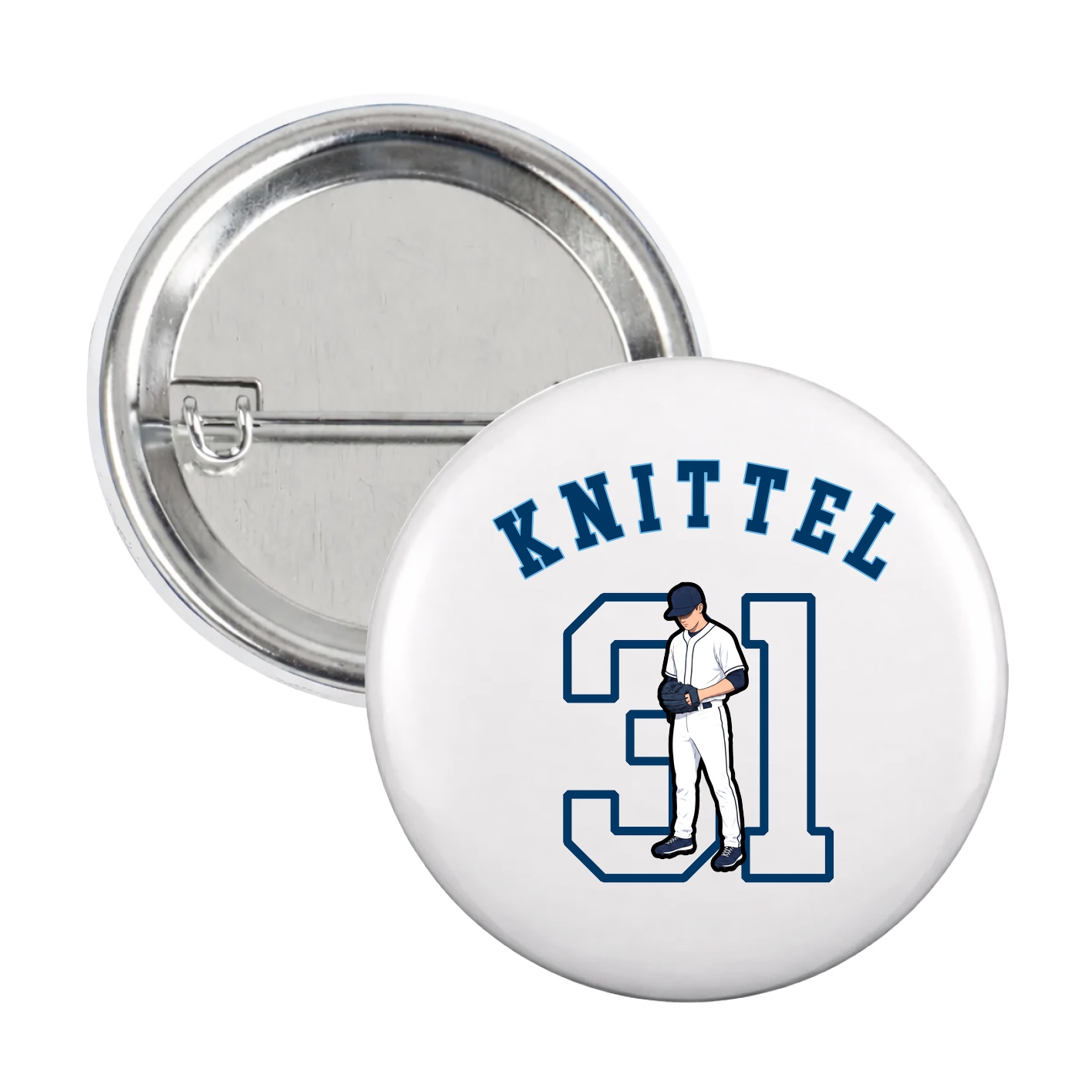 Game Day Button — Shirsey Arch in White