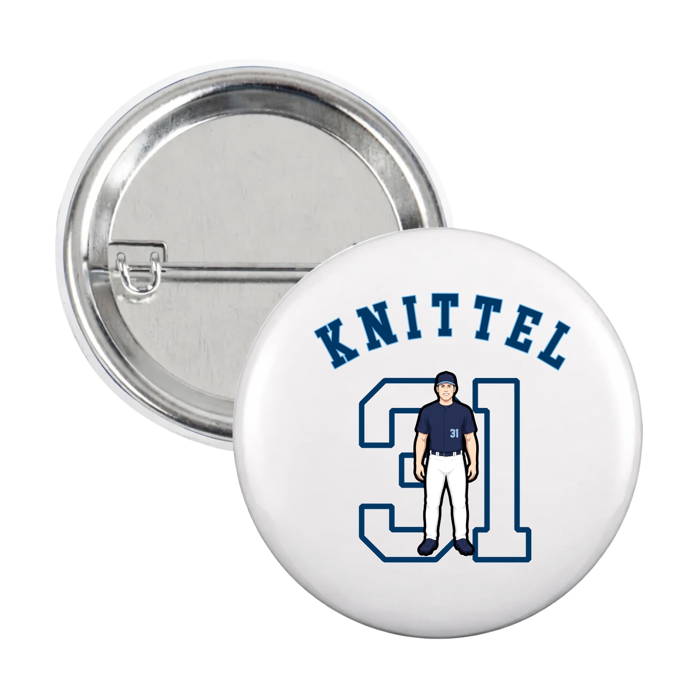 Game Day Button — Shirsey Arch in White