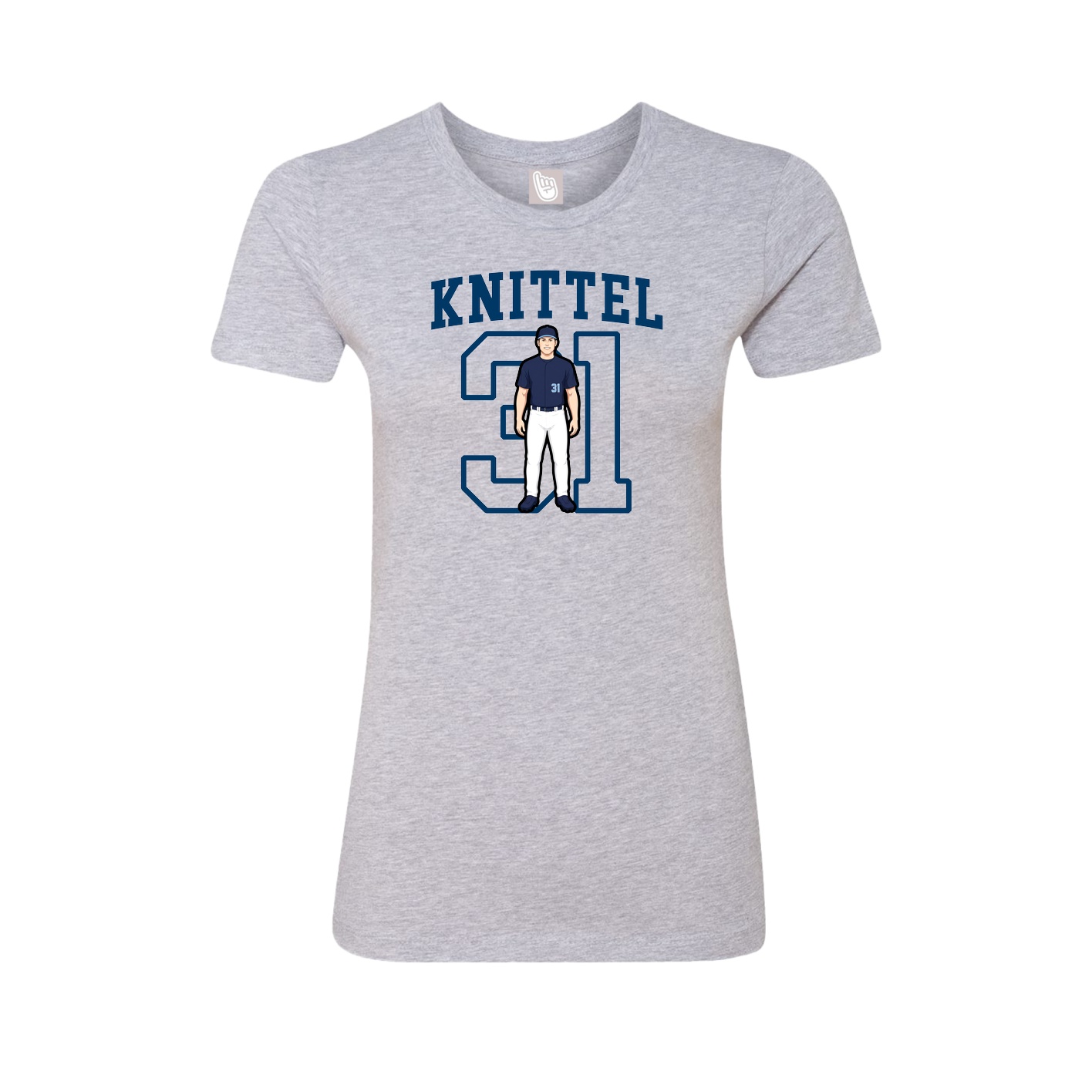 Fitted Women's Tee — Shirsey in Grey