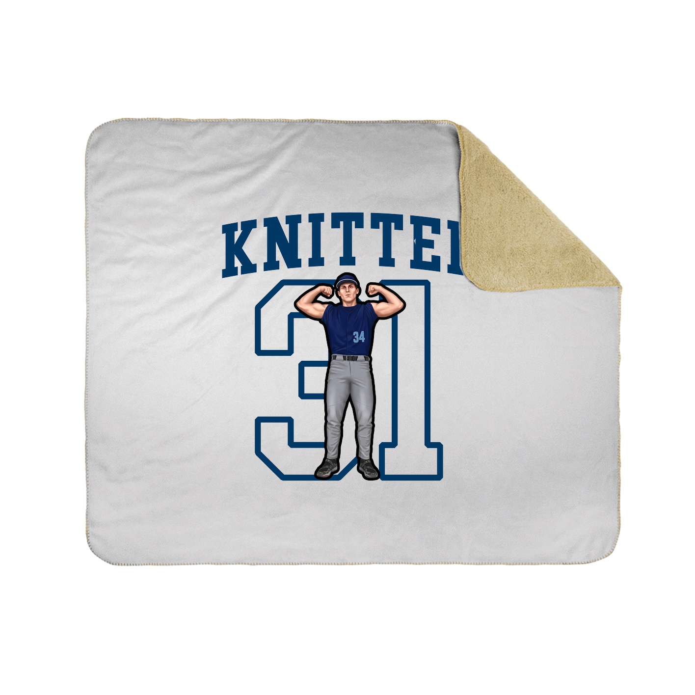 50x60 Sherpa Lined Throw Blanket