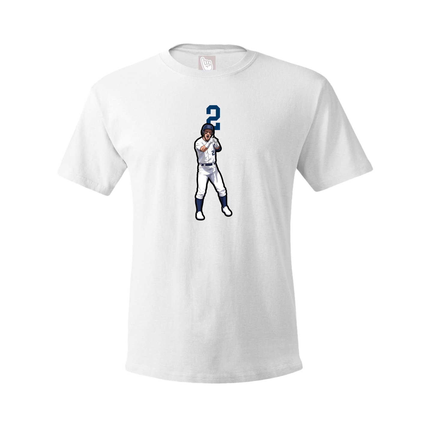 Tee — Number Top in White