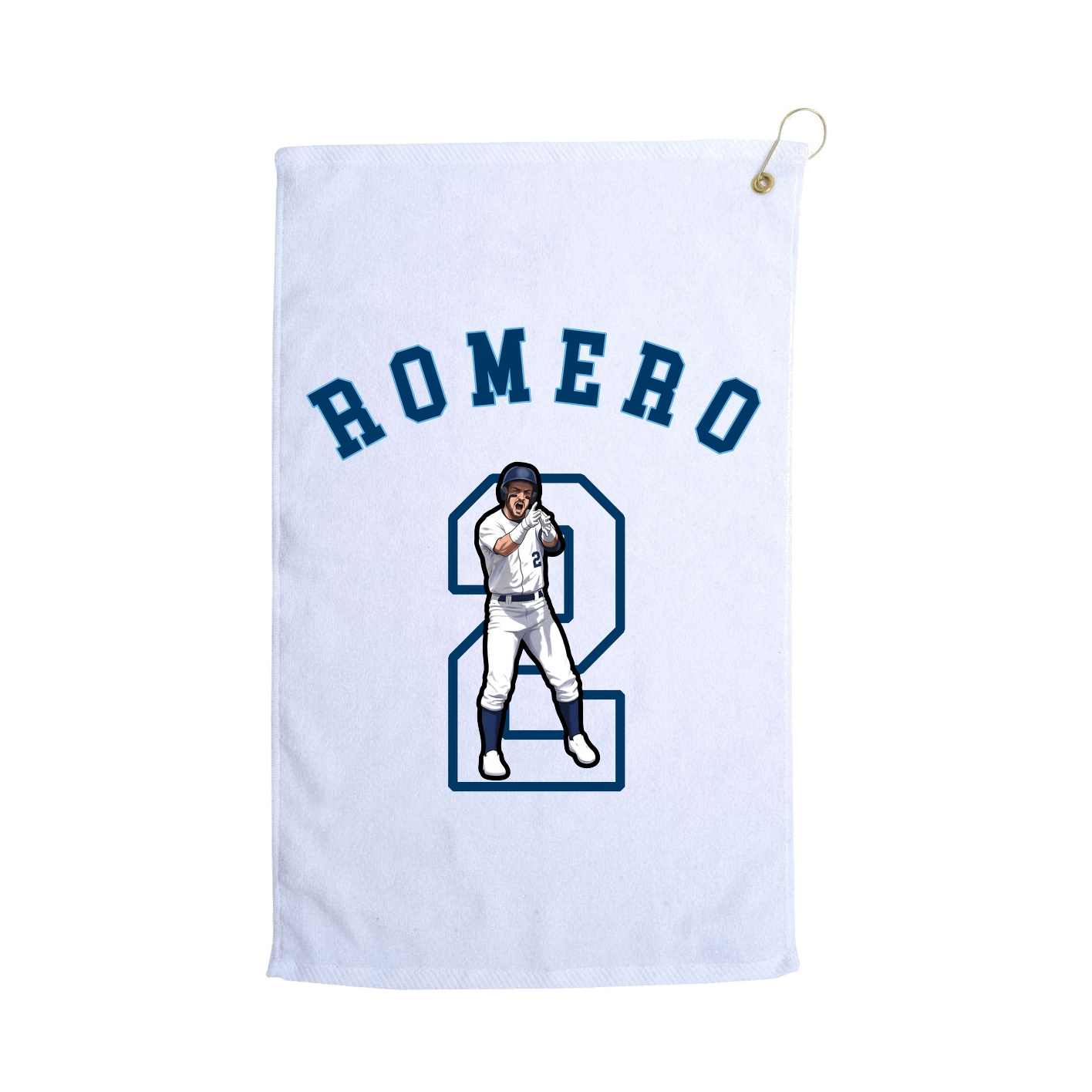 Golf Towel — Shirsey Arch in White