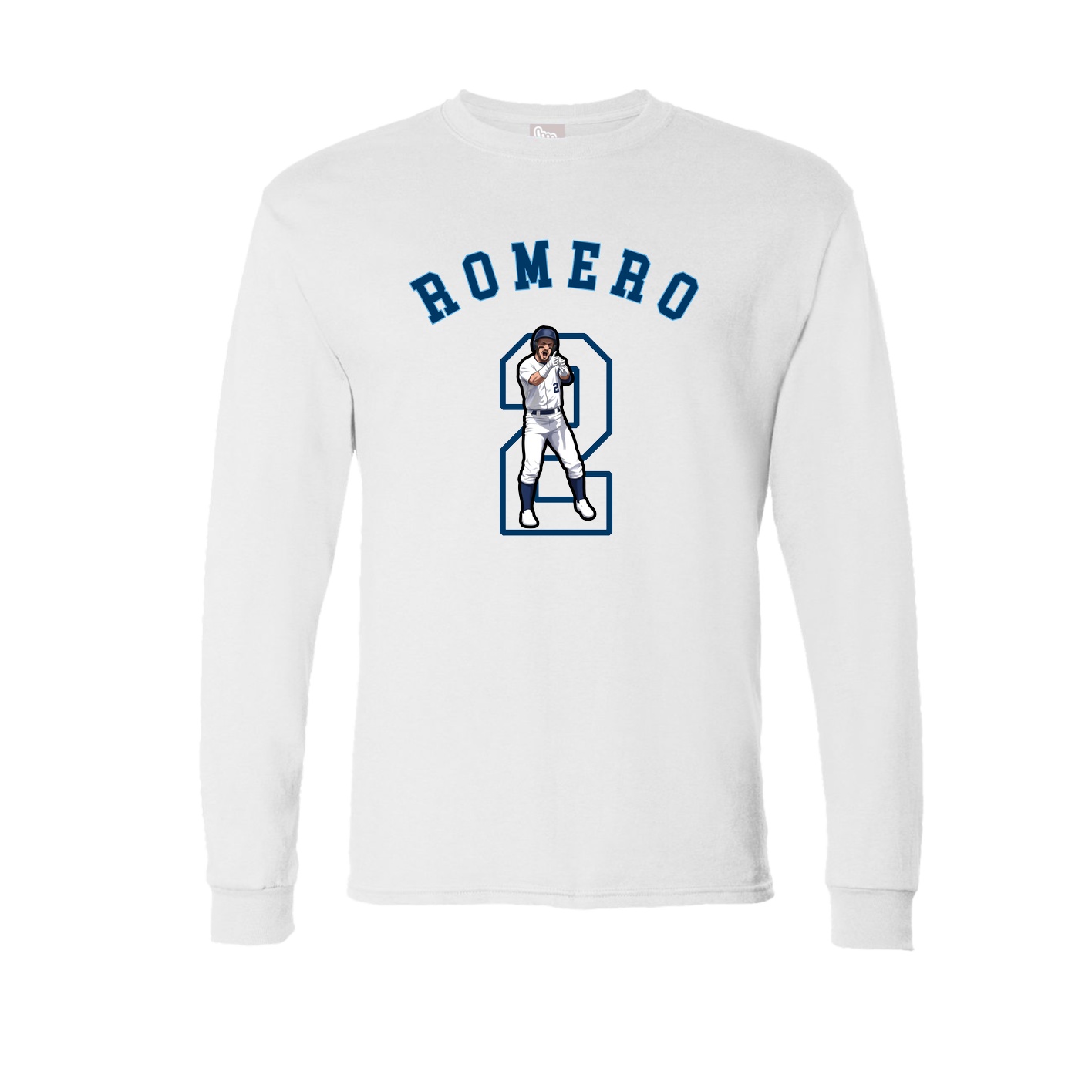 Long Sleeve Tee — Shirsey Arch in White