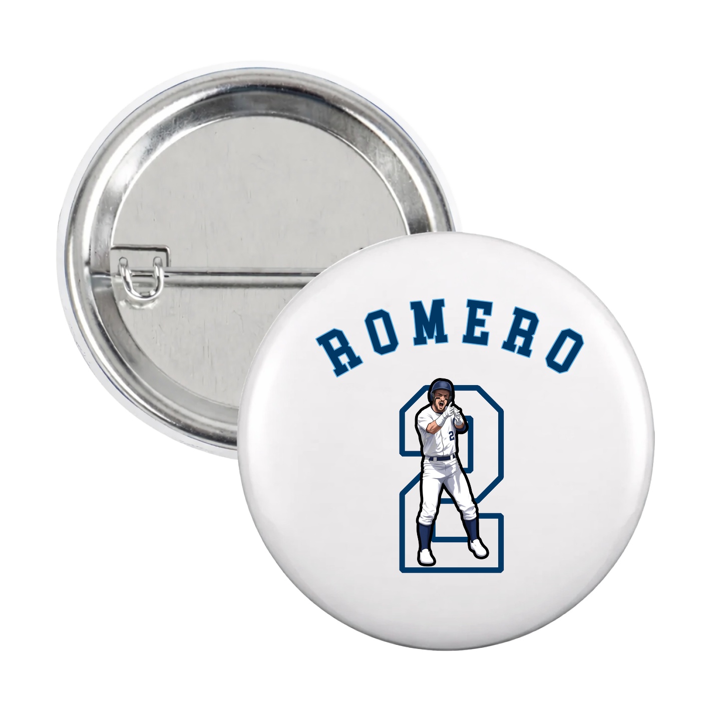 Game Day Button — Shirsey Arch in White