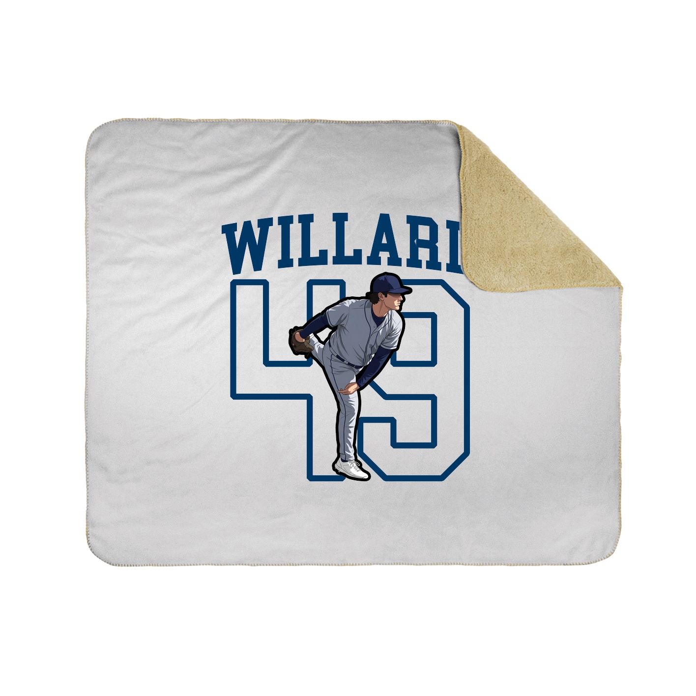 Throw Blanket — Shirsey in White
