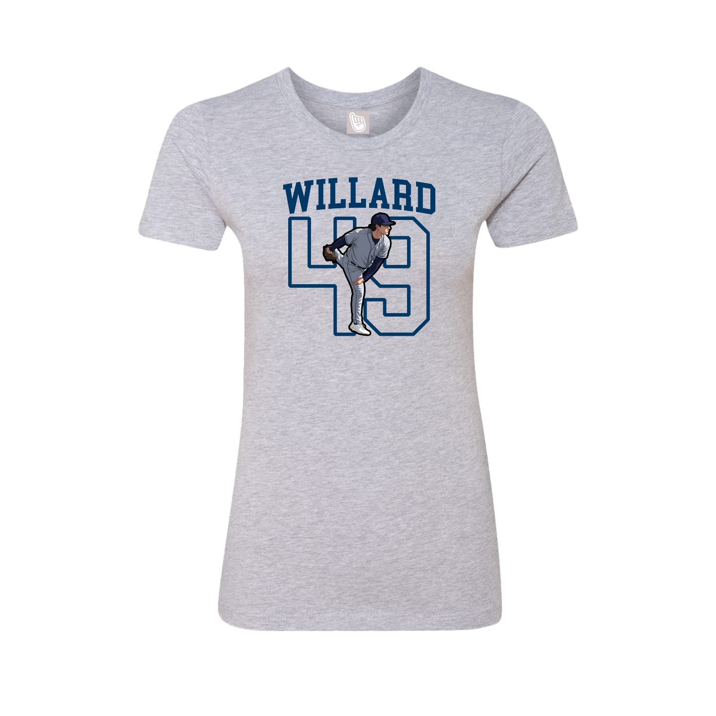 Fitted Women's Tee — Shirsey in Grey