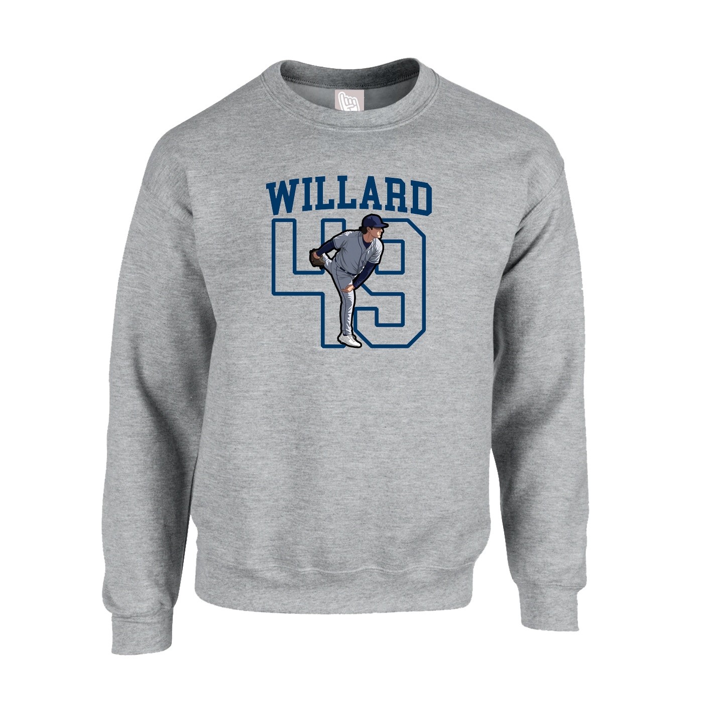 Fleece Crew — Shirsey in Grey