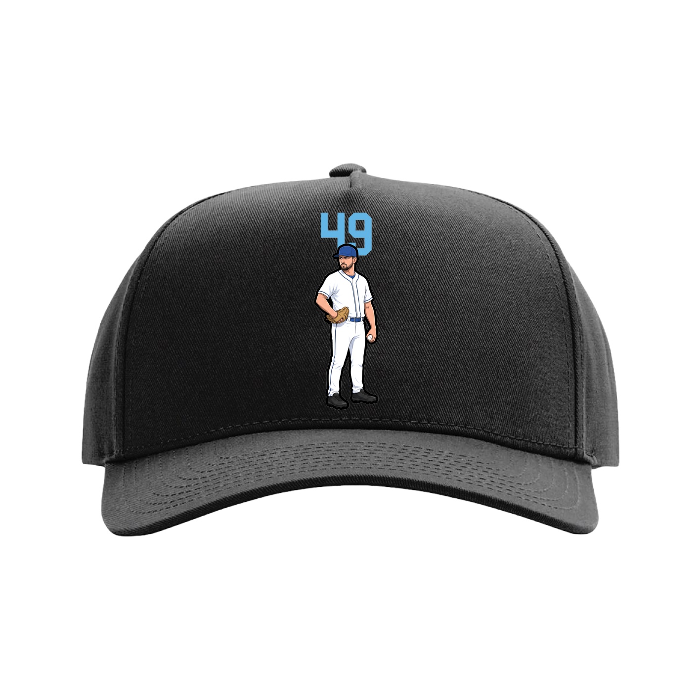 Full Fabric Five-Panel Champ Cap
