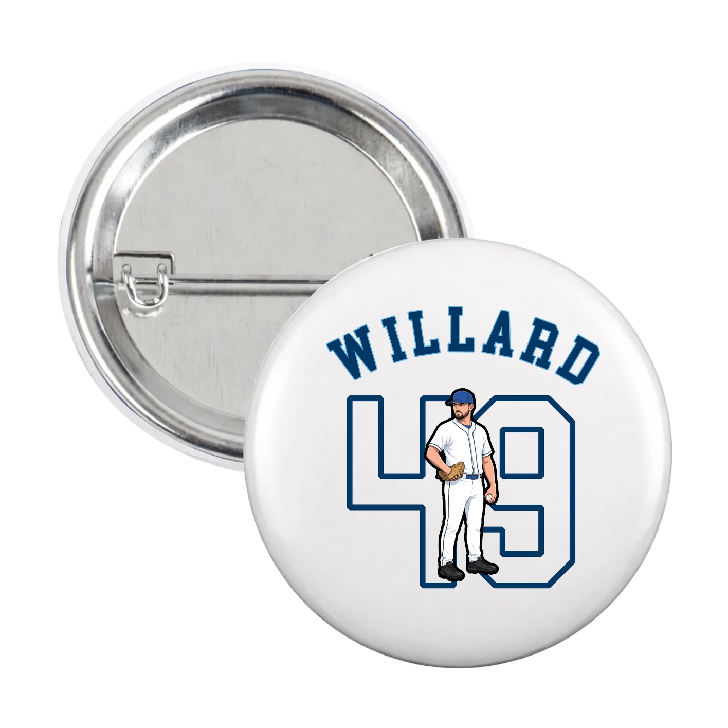 Game Day Button — Shirsey Arch in White