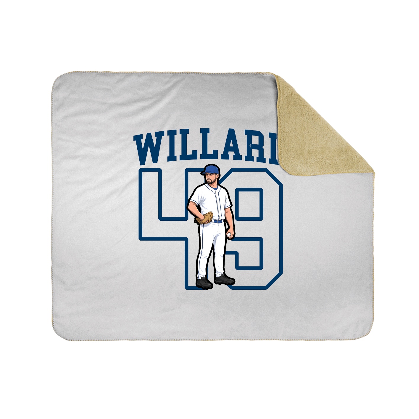 50x60 Sherpa Lined Throw Blanket