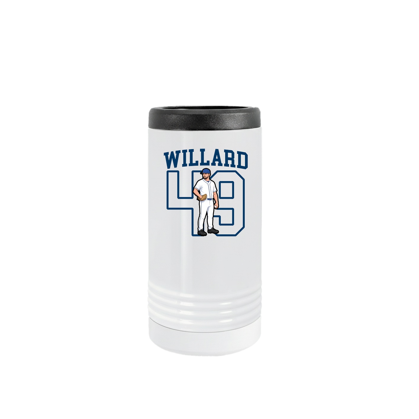 Slim Beverage Holder — Shirsey in White