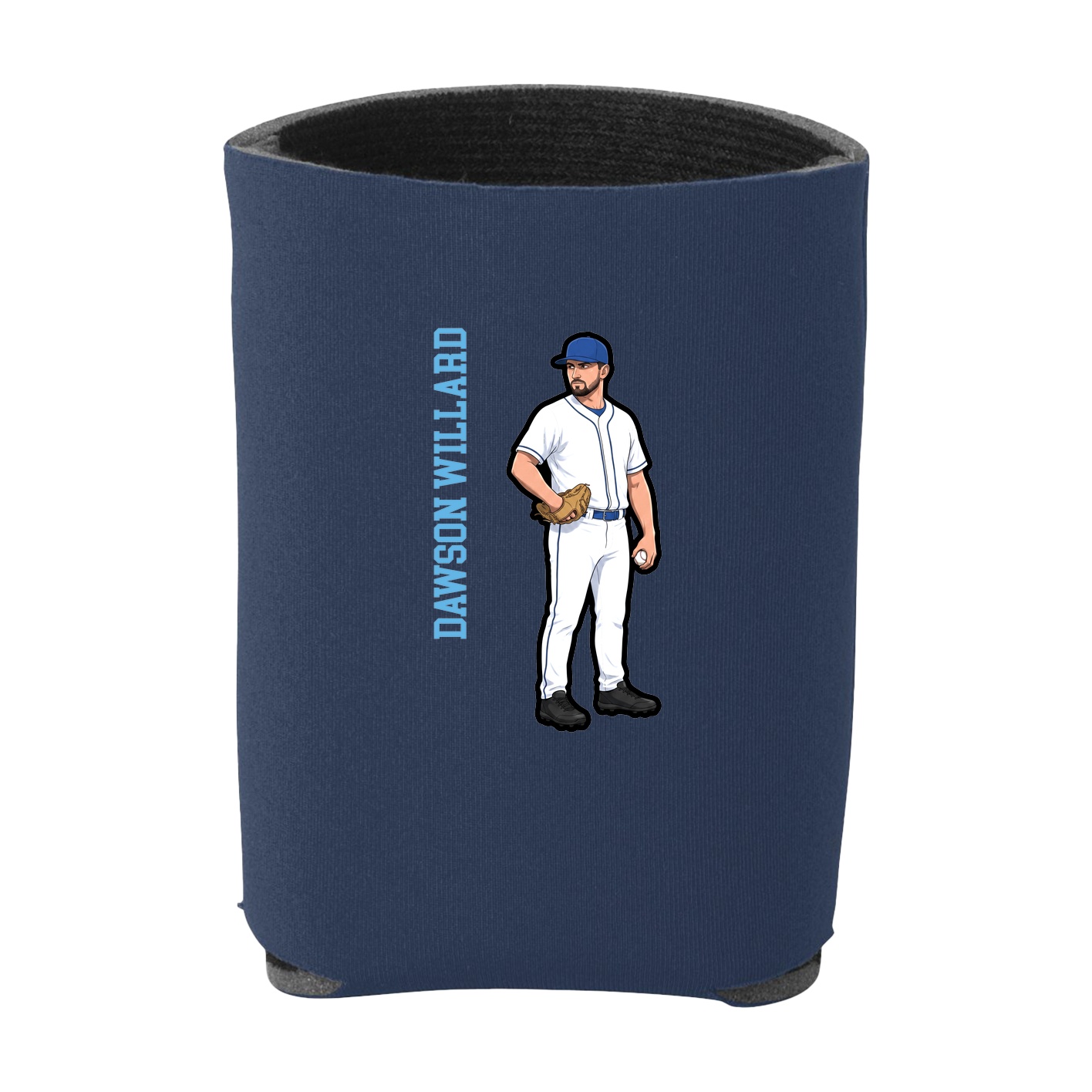 Can Holder — Name Vertical in Navy