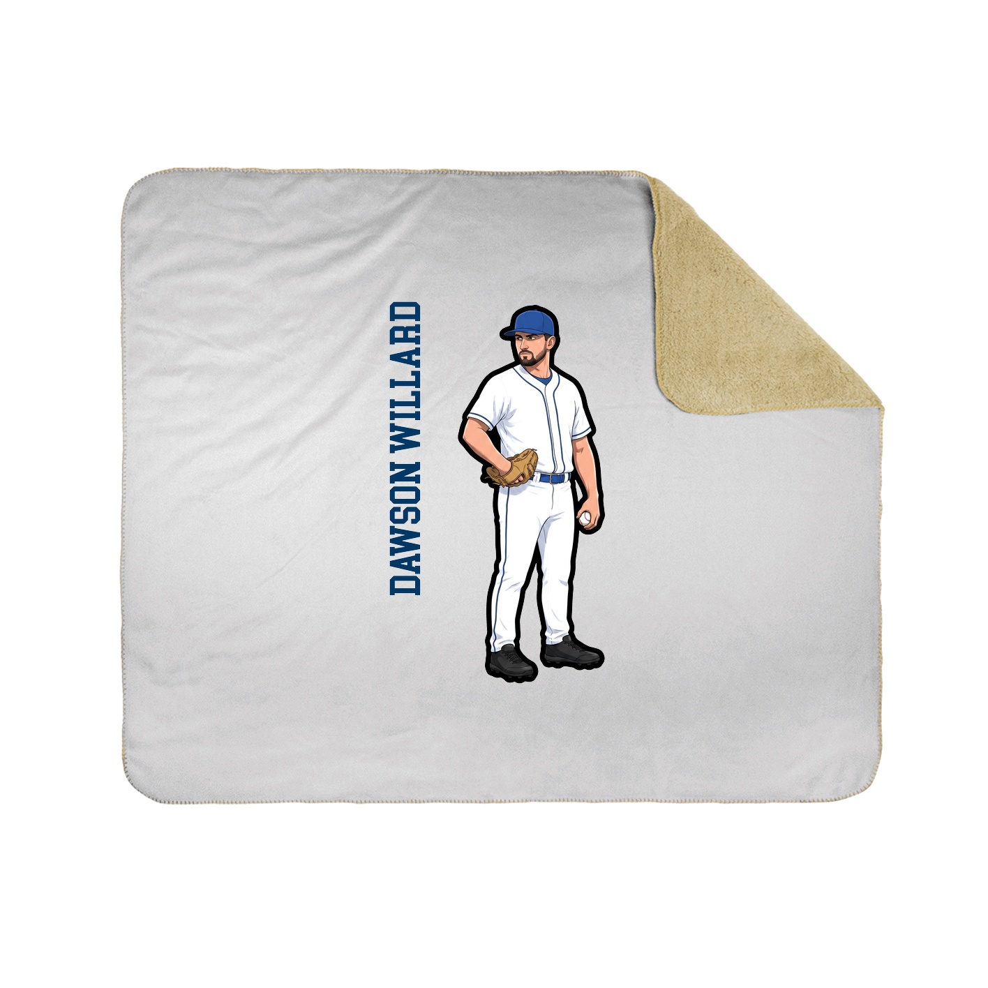 50x60 Sherpa Lined Throw Blanket