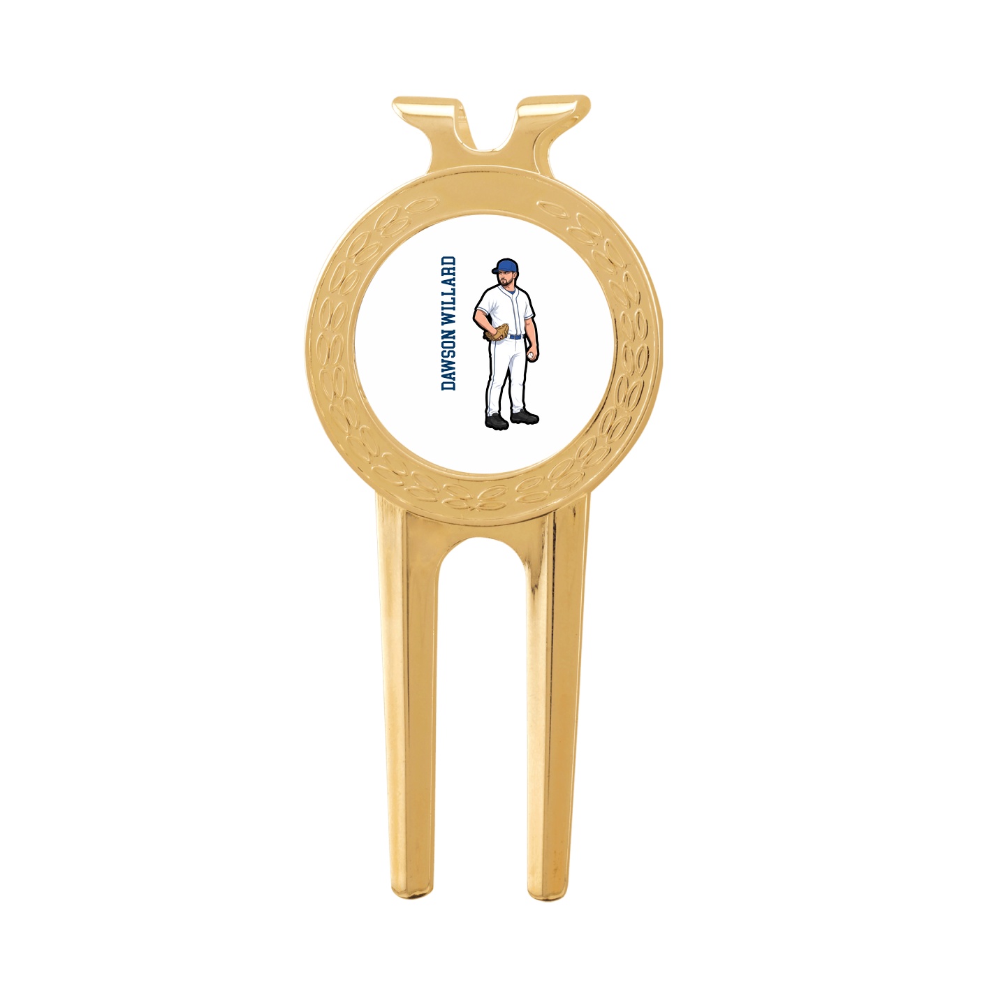 Divot Tool with Ball Marker — Name Vertical in Classic