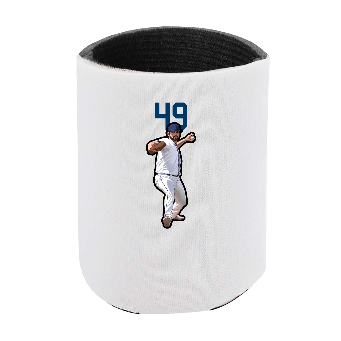 Can Holder — Number Top in White