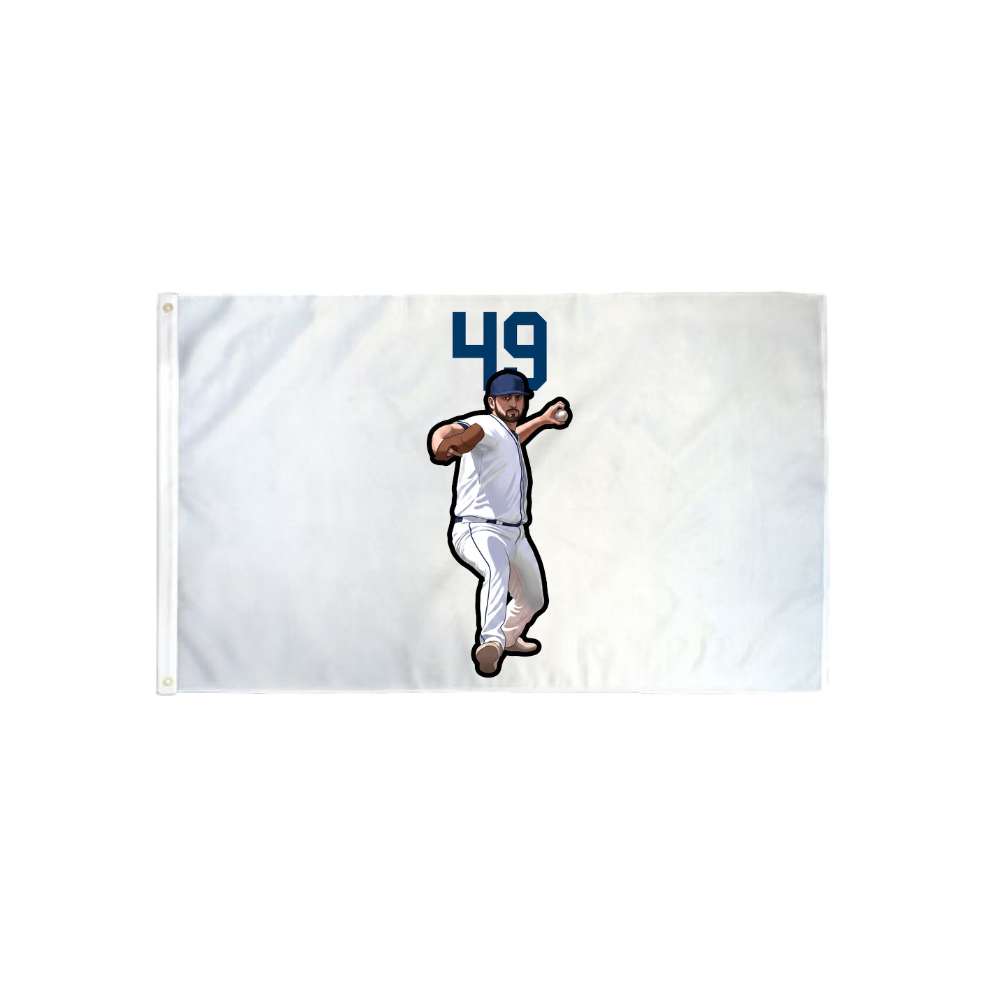 3x5 Flag — Number Top in Classic