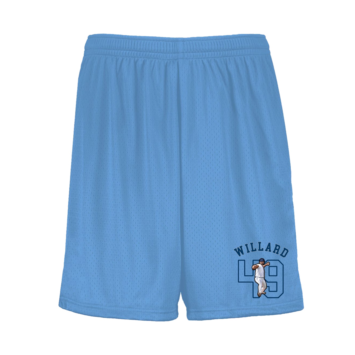Shorts — Shirsey Arch in Light Blue
