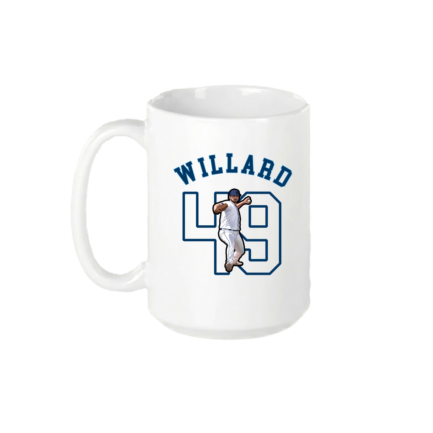 15oz Coffee Mug — Shirsey Arch in White