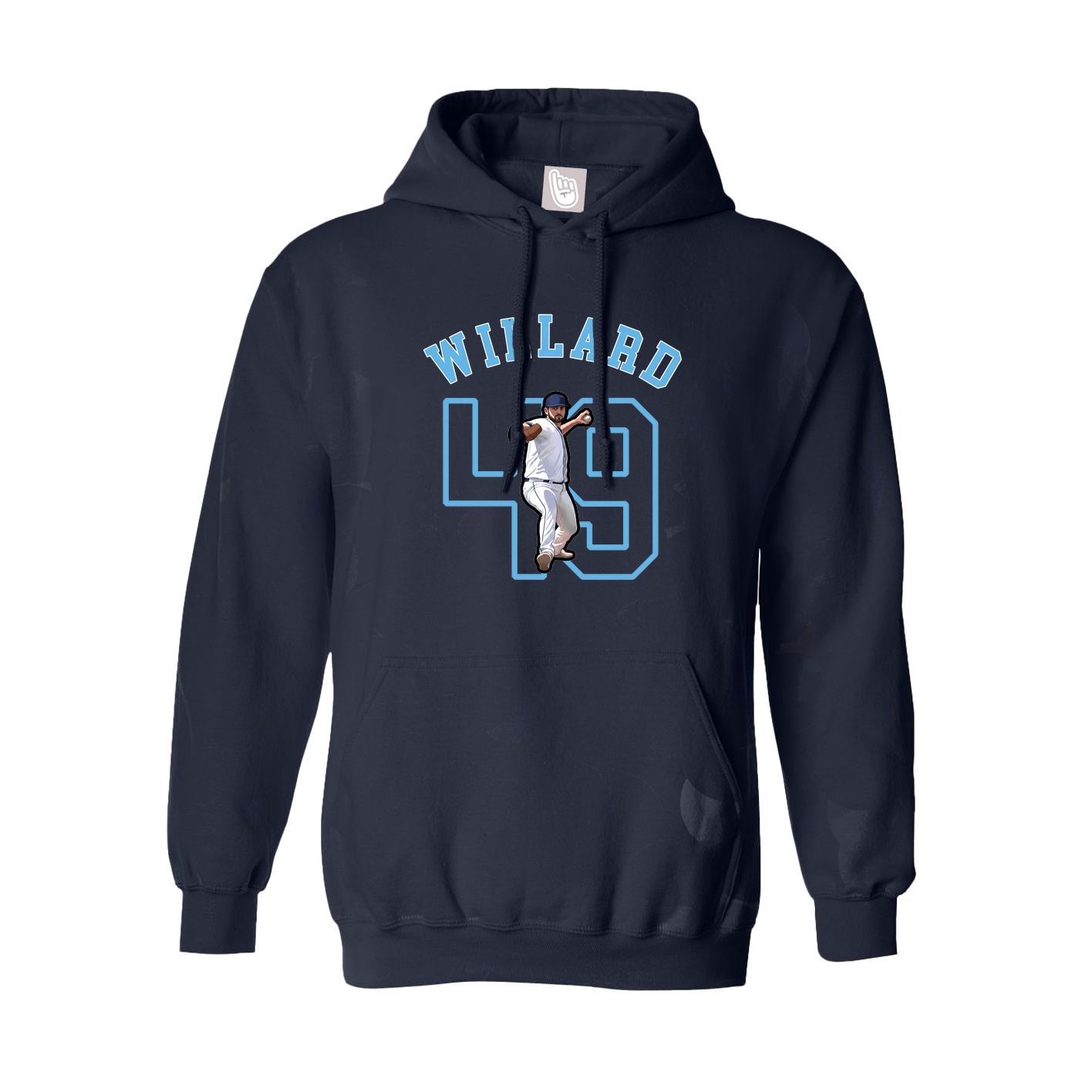 Youth Hoodie — Shirsey Arch in Navy