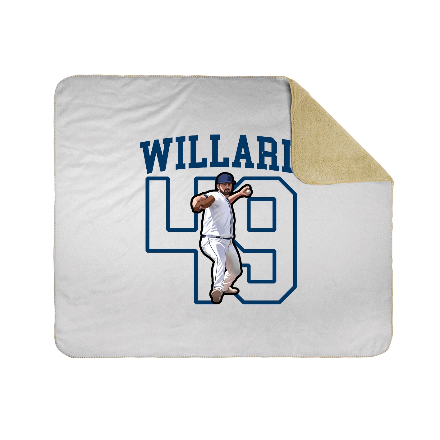 Throw Blanket — Shirsey in White