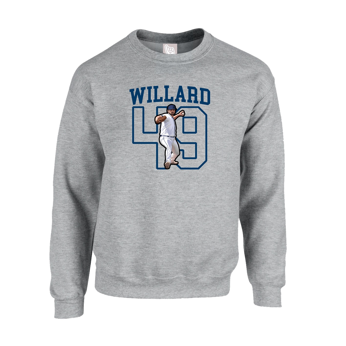 Fleece Crew — Shirsey in Grey