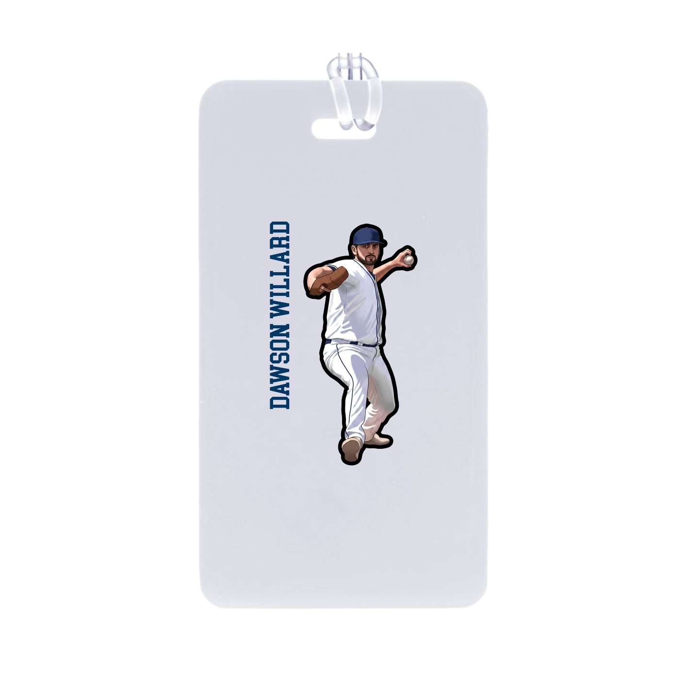 Bag Tag — Name Vertical in Classic