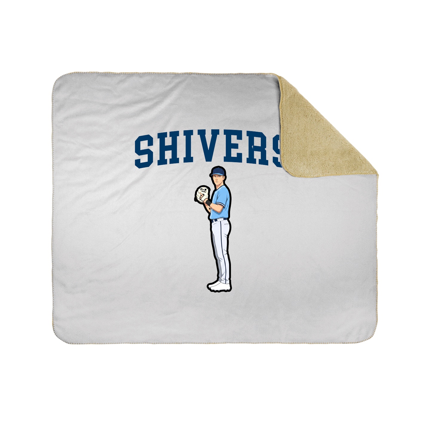 Throw Blanket — Shirsey in White