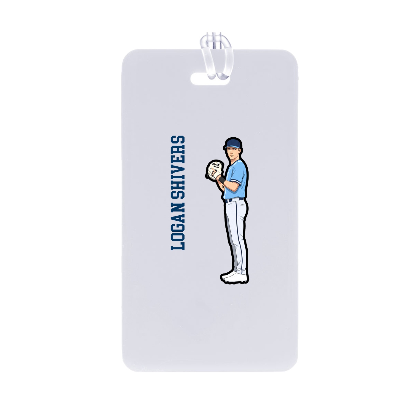 Bag Tag — Name Vertical in Classic