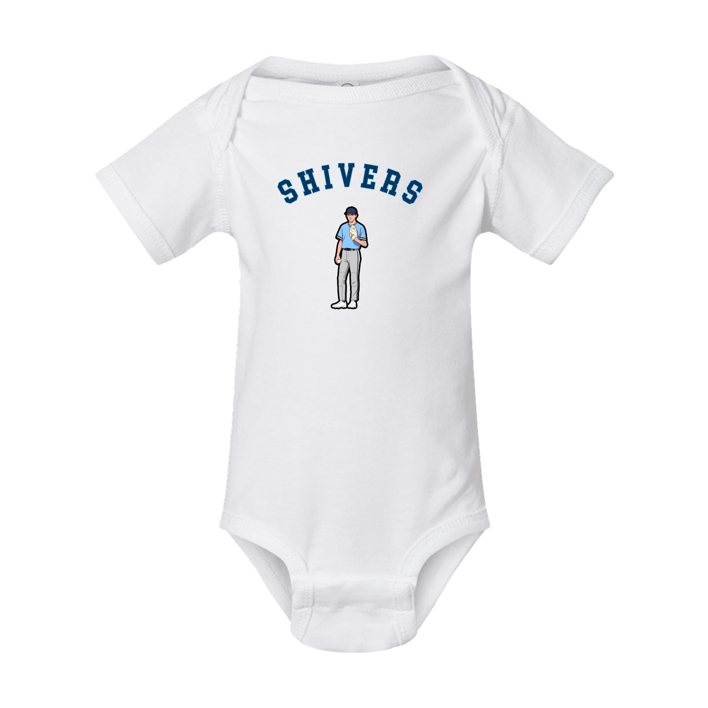 Baby Onesie — Shirsey Arch in White